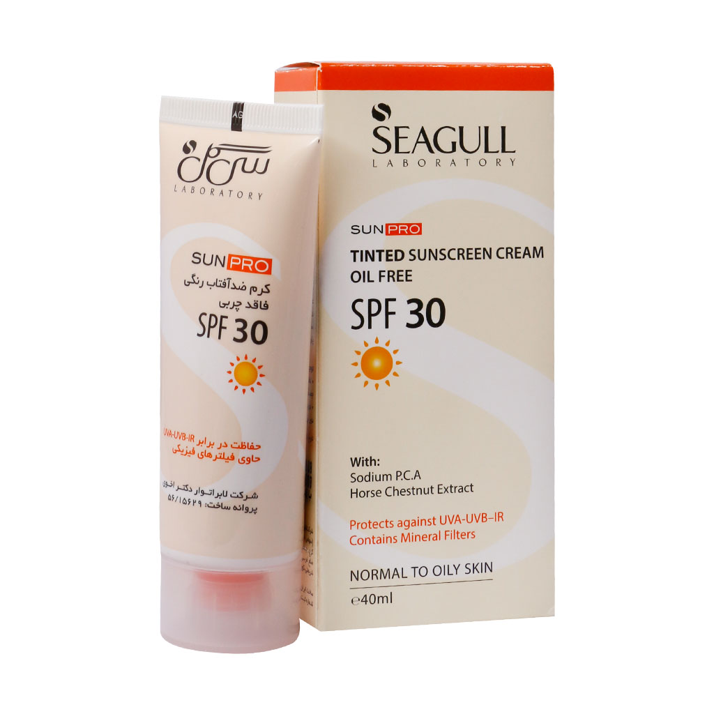 کرم ضد آفتاب رنگی SPF 30 سی گل